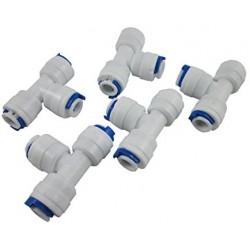 TEE 1/4"QC - 1/4"QC - 1/4"QC